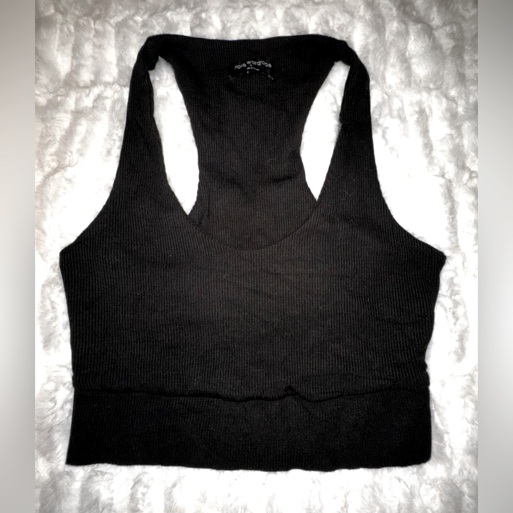 🔥BRAND NEW!!🔥 Naked Wardrobe Crop Top, Racerback style, stretchy, size: S